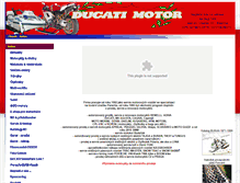 Tablet Screenshot of ducatimotor-liberec.cz